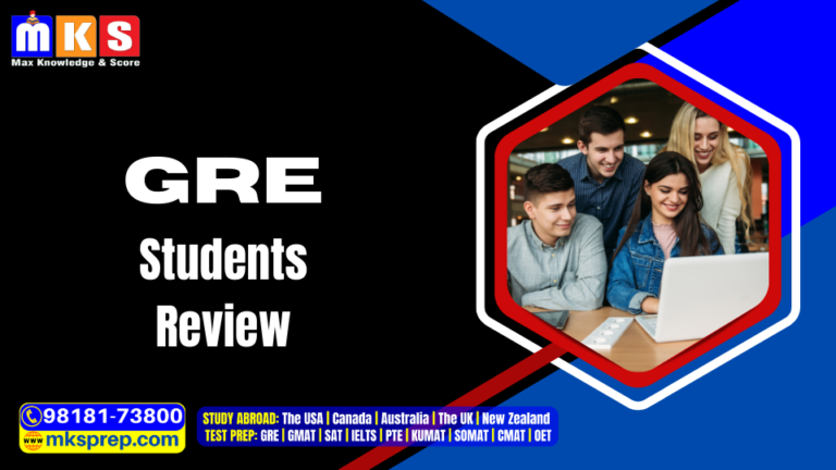 GRE Reviews from our Students