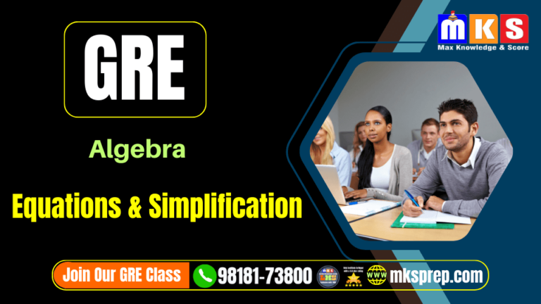 GRE Equation and Simplification