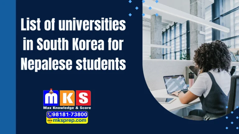 List of universities in South Korea for Nepalese students