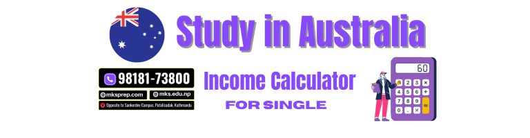 Study in Australia finance Calculation