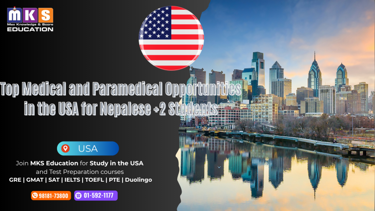 🇺🇸 Top Medical and Paramedical Opportunities in the USA for Nepalese +2 Students